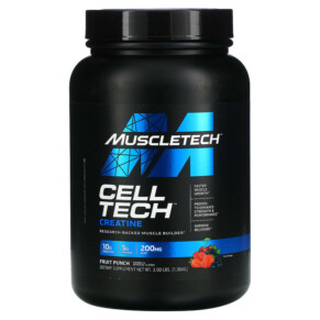 MuscleTech Performance Series CELL-TECH Creatine Fruit Punch 3 lbs (1.36 kg) 631656703184