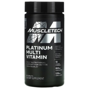 MuscleTech Platinum Multi Vitamin 90 Tablets 631656610178