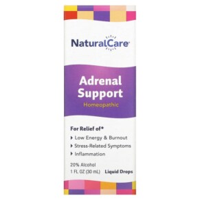 NatraBio Adrenal Support Liquid Drops 1 fl oz (30 ml) 371401101017