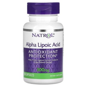 Natrol Alpha Lipoic Acid 300 mg 50 Capsules 047469003128