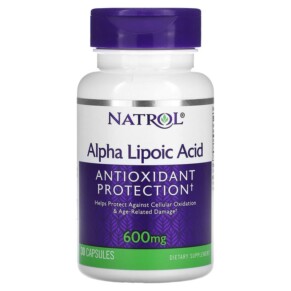 Natrol Alpha Lipoic Acid 600 mg 30 Capsules 047469044725