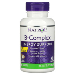 Natrol B-Complex Fast Dissolve Coconut 90 Tablets 047469063313