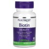 Natrol Biotin 1.000 mcg 100 Tablets 047469052393