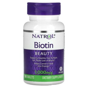 Natrol Biotin 1.000 mcg 100 Tablets 047469052393