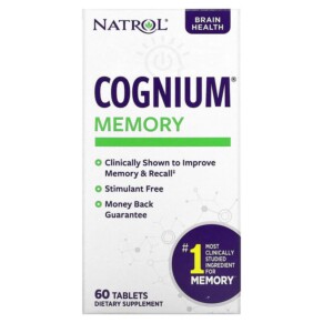 Natrol Cognium Memory 60 Tablets 047469072308