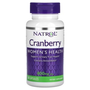 Natrol Cranberry 400 mg 30 Capsules 047469160333