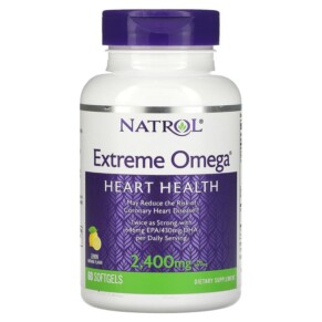 Natrol Extreme Omega Lemon 1.200 mg 60 Softgels 047469045104