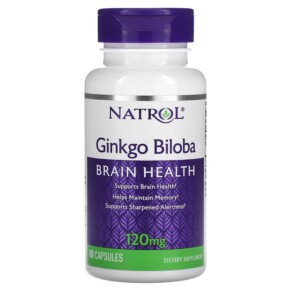 Natrol Ginkgo Biloba 120 mg 60 Capsules 047469007683