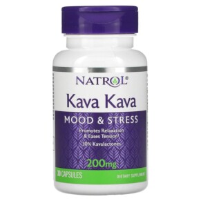 Natrol Kava Kava 200 mg 30 Capsules 047469009496