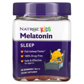 Natrol Kids Melatonin Ages 4+ Berry 60 Gummies 047469076924