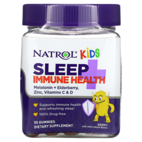 Natrol Kids Sleep + Immune Health Berry 50 Gummies 047469077822