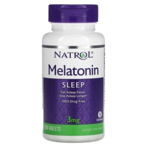 Natrol Melatonin 3 mg 120 Tablets 047469005115
