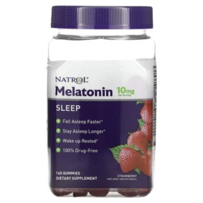 Natrol Melatonin Sleep Strawberry 5 mg 140 Gummies 047469076832