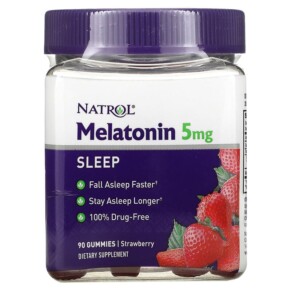 Natrol Melatonin Sleep Strawberry 5 mg 90 Gummies 047469073329