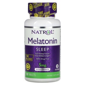 Natrol Melatonin Time Release Extra Strength 5 mg 100 Tablets 047469048372