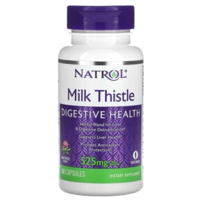 Natrol Milk Thistle 262.5 mg 60 Capsules 047469052386
