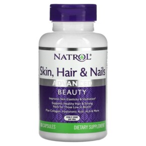 Natrol Skin Hair & Nails Advanced Beauty 60 Capsules 047469071400