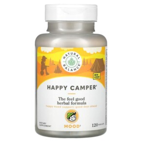 Natural Balance Happy Camper Mood 120 Vegcaps 047868281202