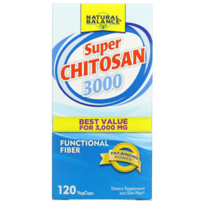 Natural Balance Super Chitosan 3000 3.000 mg 120 VegCaps 047868617896