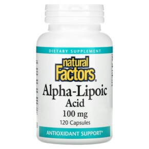 Natural Factors Alpha-Lipoic Acid 100 mg 120 Capsules 068958020969