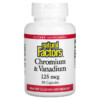 Natural Factors Chromium & Vanadium 125 mcg 90 Capsules 068958016351