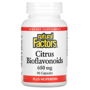 Natural Factors Citrus Bioflavonoids Plus Hesperidin 650 mg 90 Capsules 068958013800