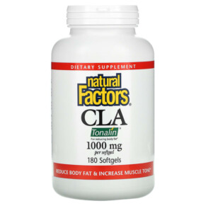 Natural Factors CLA Conjugated Linoleic Acid Blend 1.000 mg 180 Softgels 068958020471