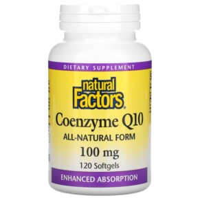 Natural Factors Coenzyme Q10 100 mg 120 Softgels 068958020723