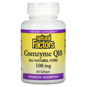 Natural Factors Coenzyme Q10 100 mg 60 Softgels 068958020716
