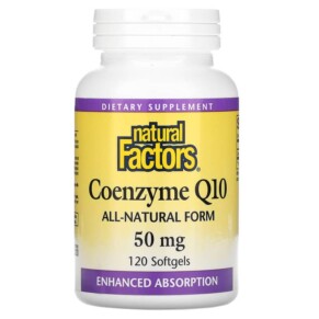 Natural Factors Coenzyme Q10 50 mg 120 Softgels 068958020747