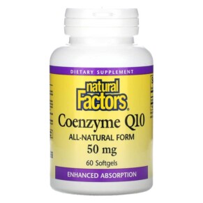 Natural Factors Coenzyme Q10 50 mg 60 Softgels 068958020730