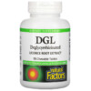 Natural Factors DGL Deglycyrrhizinated Licorice Root Extract 90 Chewable Tablets 068958045085