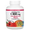 Natural Factors Fruit-Flavor Chew Vitamin C Four Mixed Fruit Flavors 500 mg 90 Chewable Wafers 068958013329