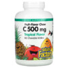 Natural Factors Fruit-Flavor Chew Vitamin C Tropical 500 mg 180 Chewable Wafers 068958013299