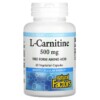 Natural Factors L-Carnitine 500 mg 60 Vegetarian Capsules 068958028019