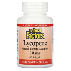 Natural Factors Lycopene 10 mg 60 Softgels 068958010168