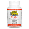 Natural Factors MSM 1.000 mg 90 Capsules 068958026527