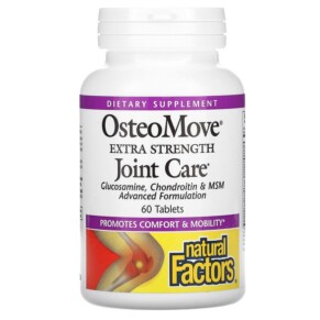 Natural Factors OsteoMove Extra Strength Joint Care 60 Tablets 068958268422