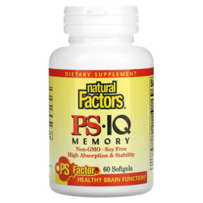 Natural Factors PS - IQ Memory 60 Softgels 068958026251