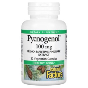 Natural Factors Pycnogenol 100 mg 30 Vegetarian Capsules 068958020914