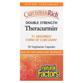 Natural Factors Theracurmin Double Strength 30 Vegetarian Capsules 068958045436