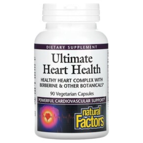 Natural Factors Ultimate Heart Health 90 Vegetarian Capsules 068958049908