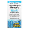 Natural Factors Ultimate Probiotic Women's 12 Billion 60 Vegetarian Capsules 068958018492
