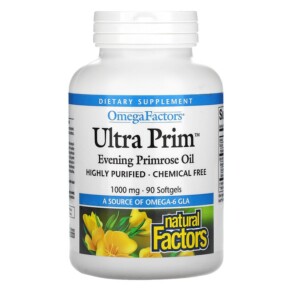 Natural Factors Ultra Prim 1000 mg 90 Softgles 068958023649