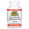 Natural Factors Vegan Hyabest Hyaluronic Acid 120 mg 60 Vegetarian Capsules 068958026800