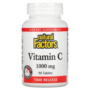 Natural Factors Vitamin C Time Release 1.000 mg 90 Tablets 068958013411