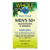 Natural Factors Whole Earth & Sea Men's 50+ Multivitamin & Mineral 60 Tablets 068958355030