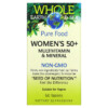 Natural Factors Whole Earth & Sea Women's 50+ Multivitamin & Mineral 60 Tablets 068958355016