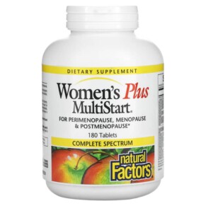 Natural Factors Women's Plus MultiStart 180 Tablets 068958015842