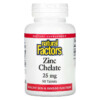 Natural Factors Zinc Chelate 25 mg 90 Tablets 068958016832